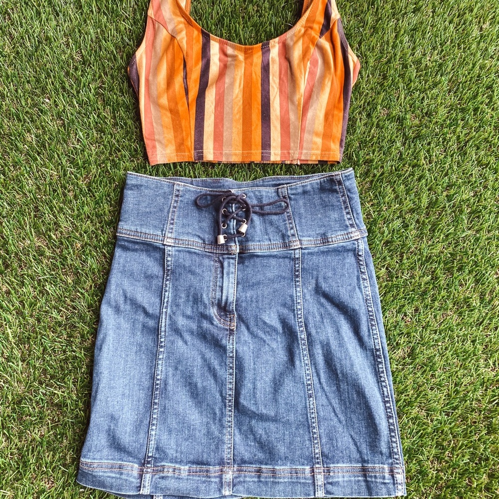 Jean skirt